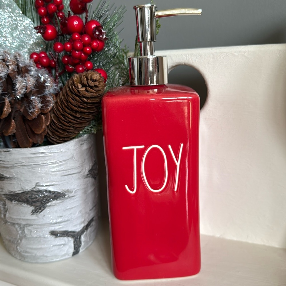 JOY Soap Dispenser by Rae Dunn